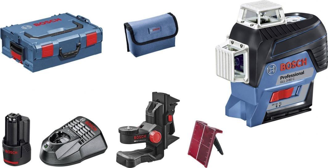Bosch Plocal Laser Gll 3-80 C Червоний 30 м
