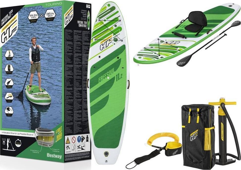 Bestway Sup Board Hydro-Force Green 340 x 89 x 15 см 65310, фото 1