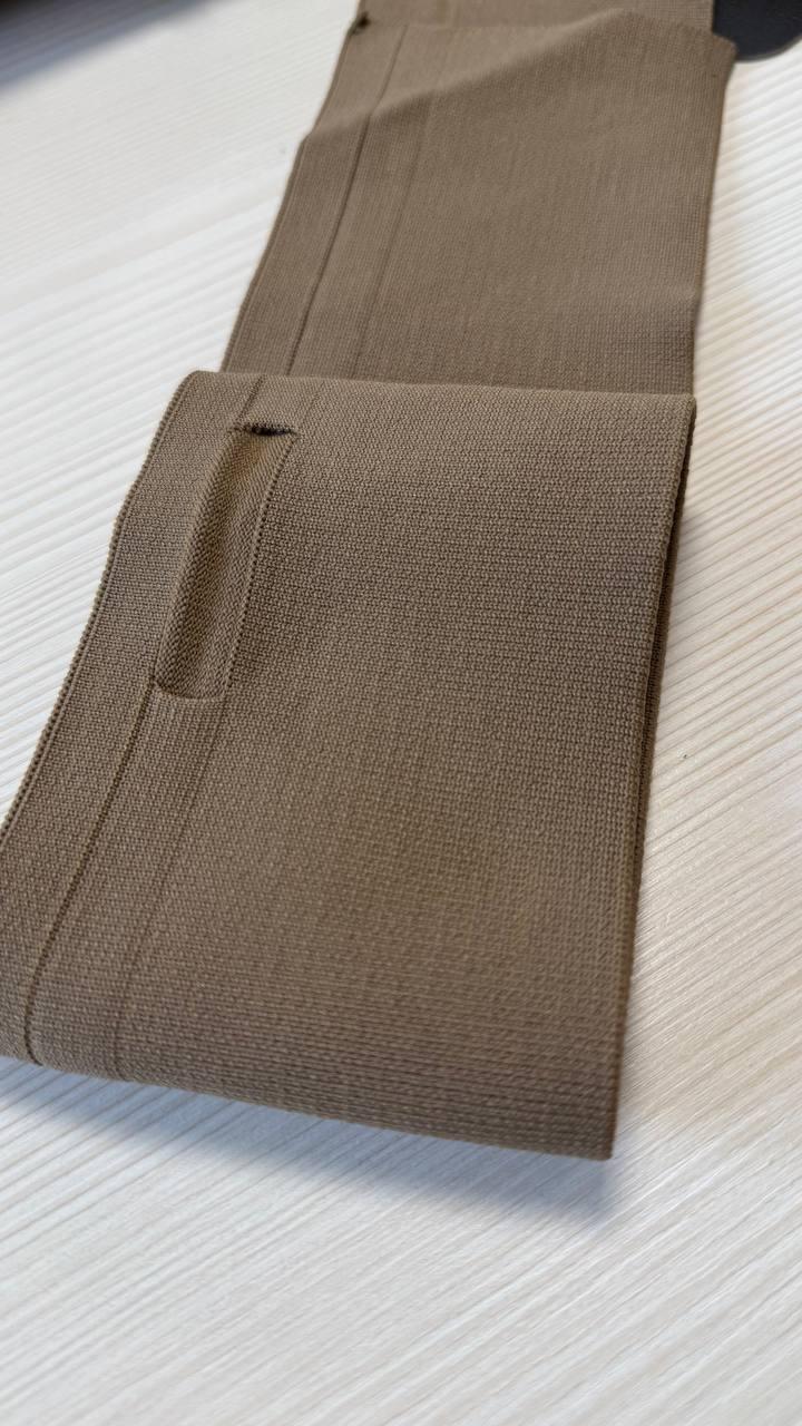 Пояс-манжет, колір темний бежевий, фото 1