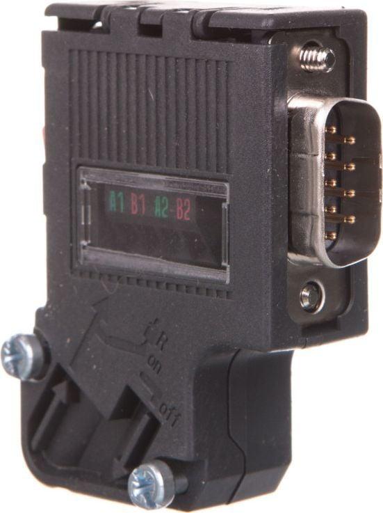 Металева штепсельна вилка Siemens для мережі Profibus до 12 Мбіт /с із простим дренажом 6ES7972-0BA42-0XA0