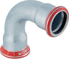 Коліно Geberit Mapress C-Stahl 90° 76,1 мм (20109)
