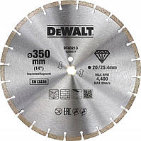 Алмазний диск Dewalt 350х25,4 мм сегментний (DT40213-QZ)