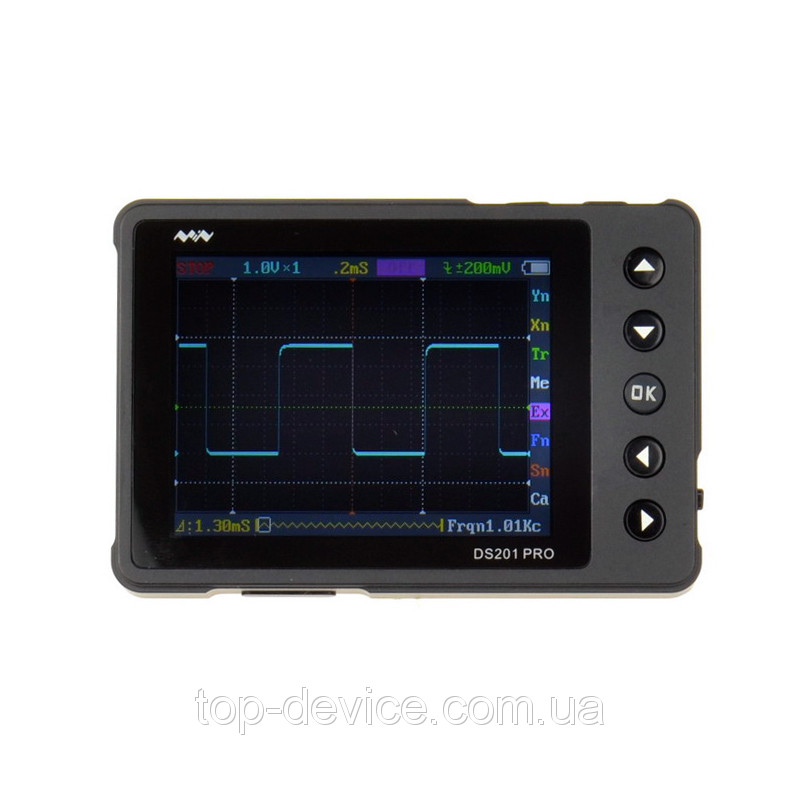 Кишеньковий цифровий осцилограф DS201 PRO 2.8 кольоровий TFT LCD 8 Мб пам'яті