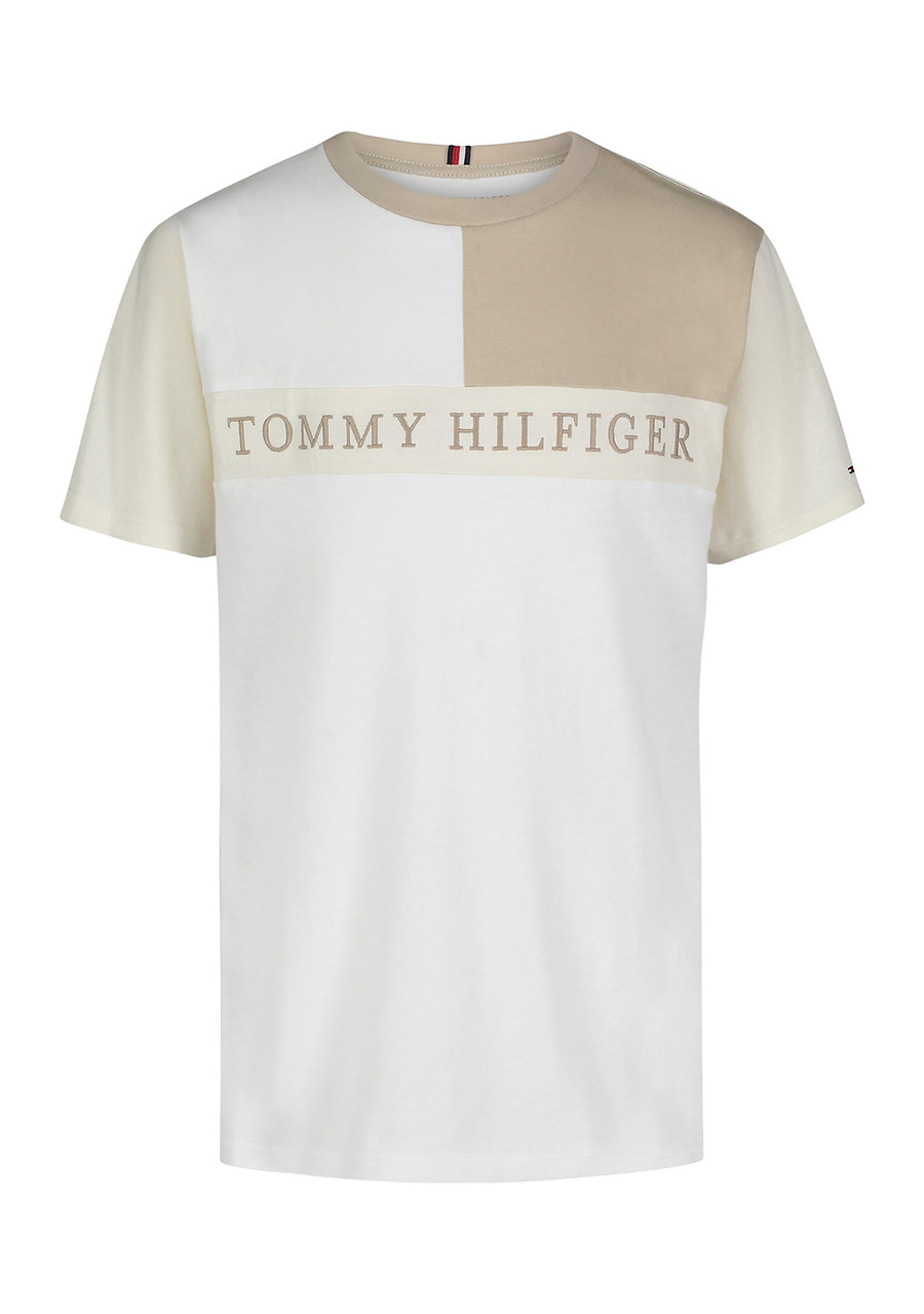Дитяча футболка Tommy Hilfiger з вишитим логотипом 1159842777 (Білий S), фото 1