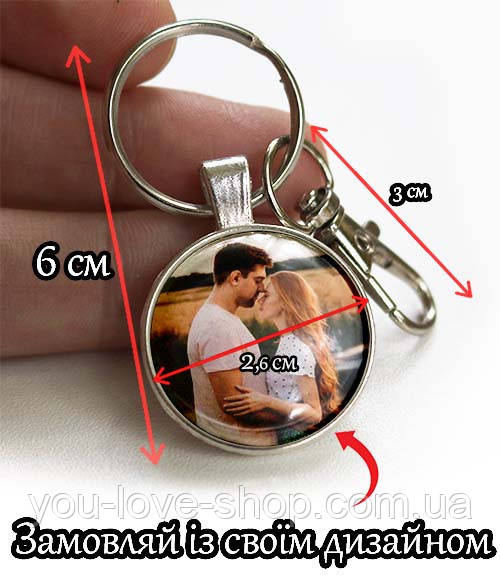 Брелок зі своїм фото Брелок зі своїм фото
