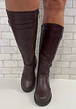 Чоботи жіночі на підборі зимові від виробника ШТ25-4216-1, фото 2