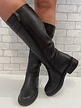 Чоботи жіночі на підборі зимові від виробника ШТ25-4216-2, фото 2
