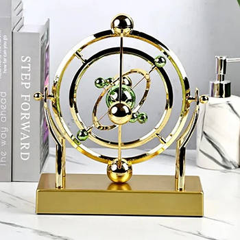 Декор для дому настільний маятник антистрес, працює від чотирьох батарейок типу АА