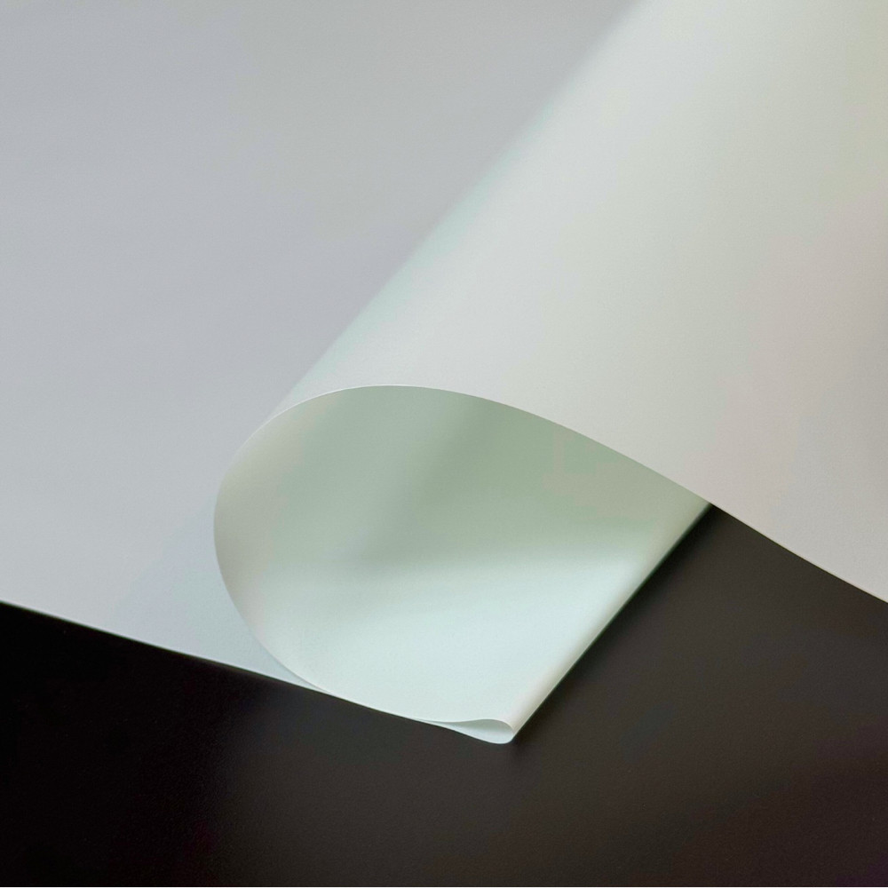 Флористична калька плівка для упаковки квітів, матова напівпрозора, 56х56 см, сиза (20 листів), фото 1