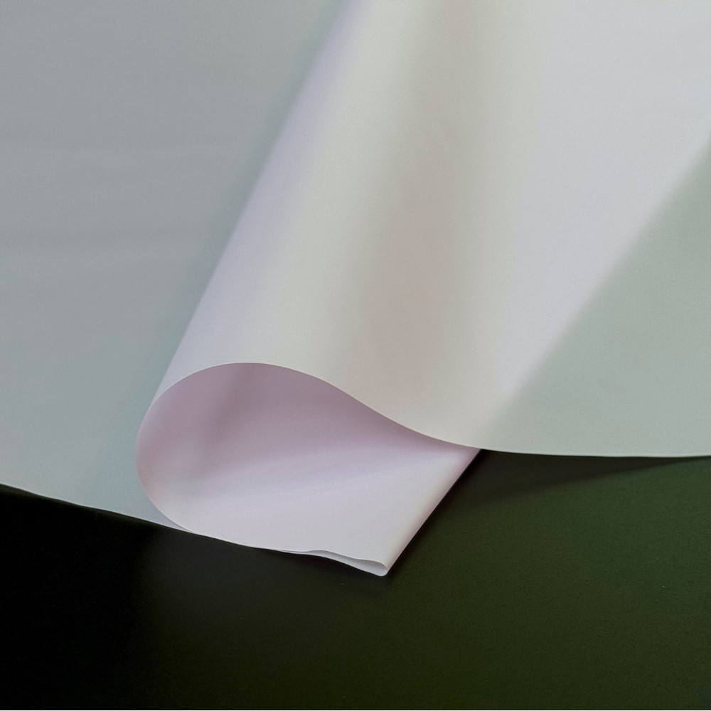 Флористична калька плівка для упаковки квітів, матова напівпрозора, 56х56 см, чортополох (20 листів), фото 1