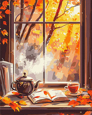 Картина за номерами 40×50 см Вже осінь за вікном Brushme BS54355
