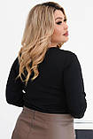 Кофточка базова зі змійкою в кольорах 9947, фото 4