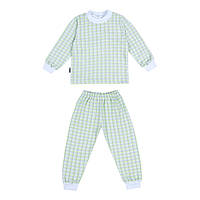 Піжама дитяча тепла для хлопчика GABBI ТЕПЛА-2 на зріст 80 Зелений (10917)