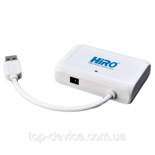 Адаптер HiRO USB 3.0 to LAN Gigabit Ethernet H50225 Mac OS Windows Киев - фото 2 - id-p32358259
