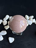 Персиковий місячний камінь натуральний сфера шар коло з натурального місячного каменю 38 мм., фото 3