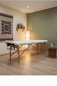 Масажний столик ліжко 2-секційне