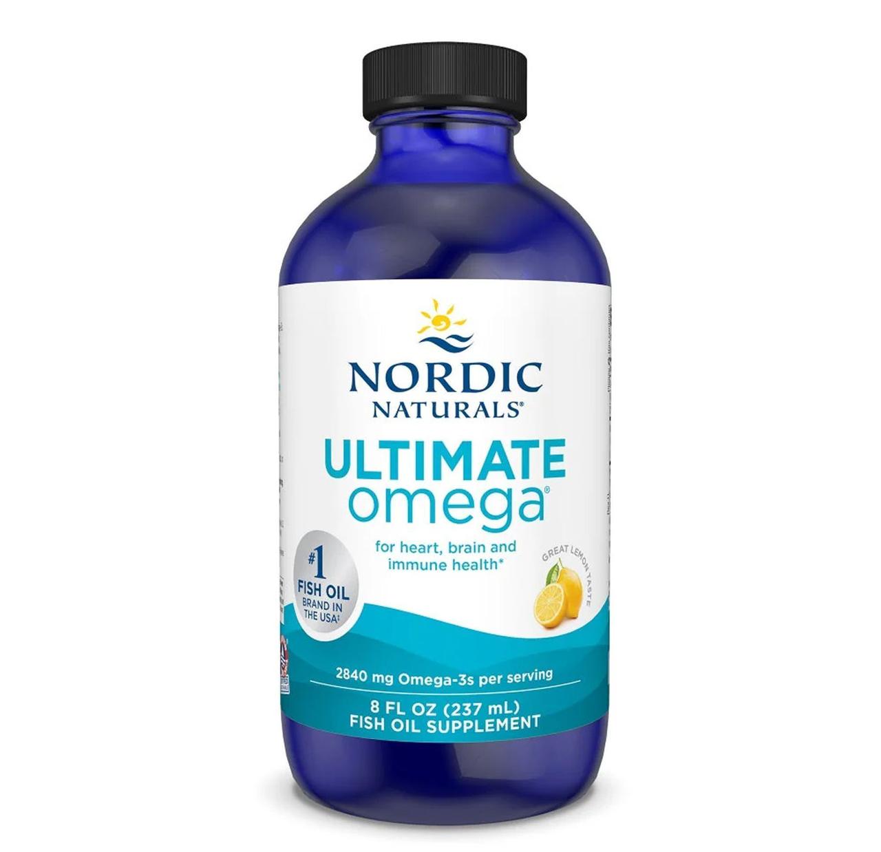 Омега Nordic Naturals Ultimate Omega, 2840 мг, 8 рідких унцій (237 мл), фото 1