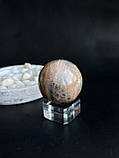 Чорний місячний камінь сфера шар коло з натурального місячного каменю адуляр 36 мм., фото 3