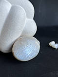 Кабошон натуральний місячний камінь овал камінь без оправи кабошон палм адуляр, фото 4