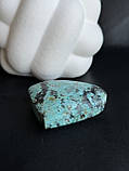 Бірюза натуральна «серце» з натуральної бірюзи камінь бірюза. 57*51*20 мм., фото 5