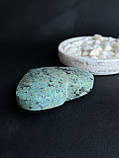 Бірюза натуральна «серце» з натуральної бірюзи серденько камінь бірюза. 66*58*20 мм., фото 4