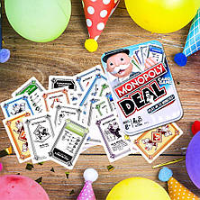 Настільна гра Monopoly Deal (Монополія Угода, синя) Металева коробка! + УКРАЇНСЬКОЮ, фото 2