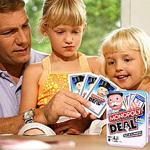 Настільна гра Monopoly Deal (Монополія Угода, синя) Металева коробка! + УКРАЇНСЬКОЮ, фото 4