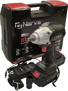 750 Нм Акумуляторний гайковерт ударний NARVA NCW-21BL, фото 1