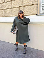 Трикотажна сукня в спортивному стилі великого розміру, фото 7