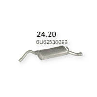 Глушник Skoda Felicia 1.6 Hatchback POLMOSTROW