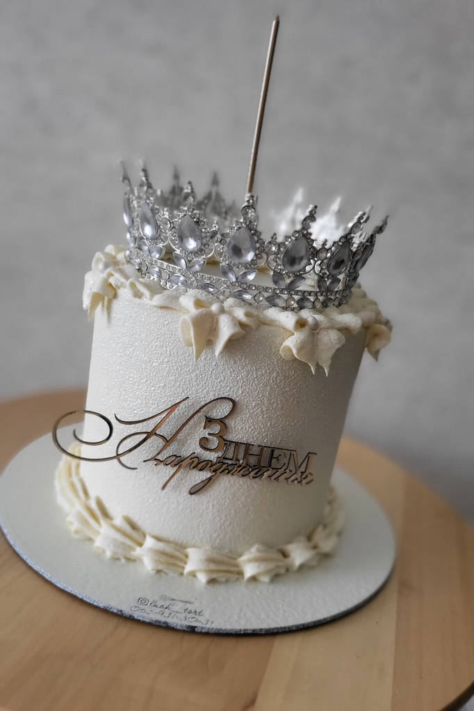 Корона для торта, діадема, тіара (залізна) срібло - фото покупців 2