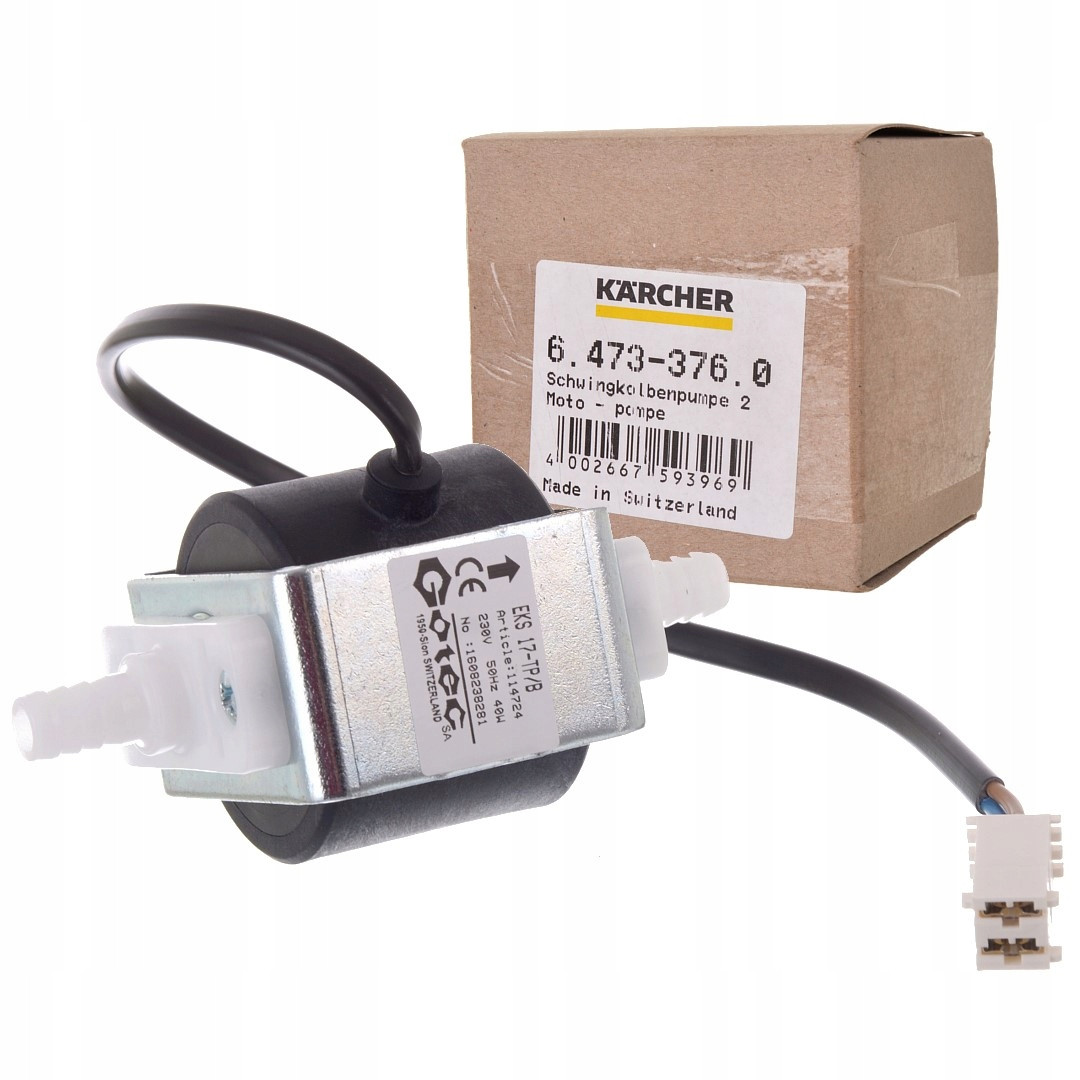 Насос помпа GOTEC 230 В для Karcher Puzzi 8/1, Puzzi 10/1, Puzzi 100 арт. 6.473-376.0, фото 1