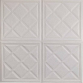 Самоклеюча декоративна 3D панель шик 700x700x5 мм