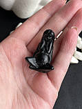 Гея богиня Землі обсидіан статуетка фігурка з натурального обсидіану., фото 9