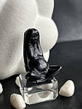 Гея богиня Землі обсидіан статуетка фігурка з натурального обсидіану., фото 8