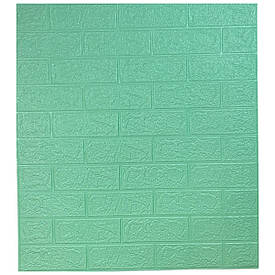 Самоклеюча 3D панель під м'ятну цеглу 700x770x3 мм