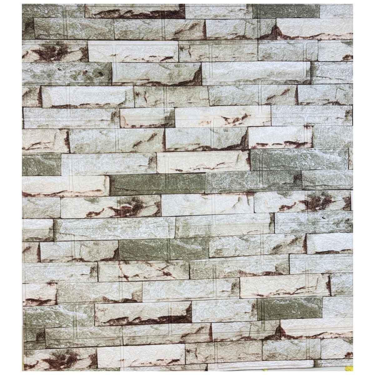 Самоклеюча декоративна 3D панель Бергамо 700x770x3 мм, фото 1