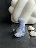 Гея богиня Землі статуетка фігурка з натурального каменю синій авантюрин ., фото 5