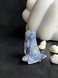 Гея богиня Землі статуетка фігурка з натурального каменю синій авантюрин ., фото 2