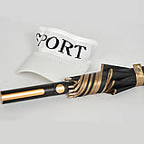 Гольф парасоля з золотистими вставками, фото 3