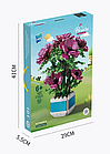 Конструктор квітка в горщику Анемона Zuanma 39см, конструктори дитячі 3D на подарунок, фото 7