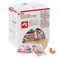 Беруші 3M 1100 29дБ, упаковка 100 пар, затички у вуха для вух від шуму