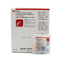 Беруші 3M 1270 25дБ Ялинка, упаковка 100 пар, затички у вуха для вух від шуму