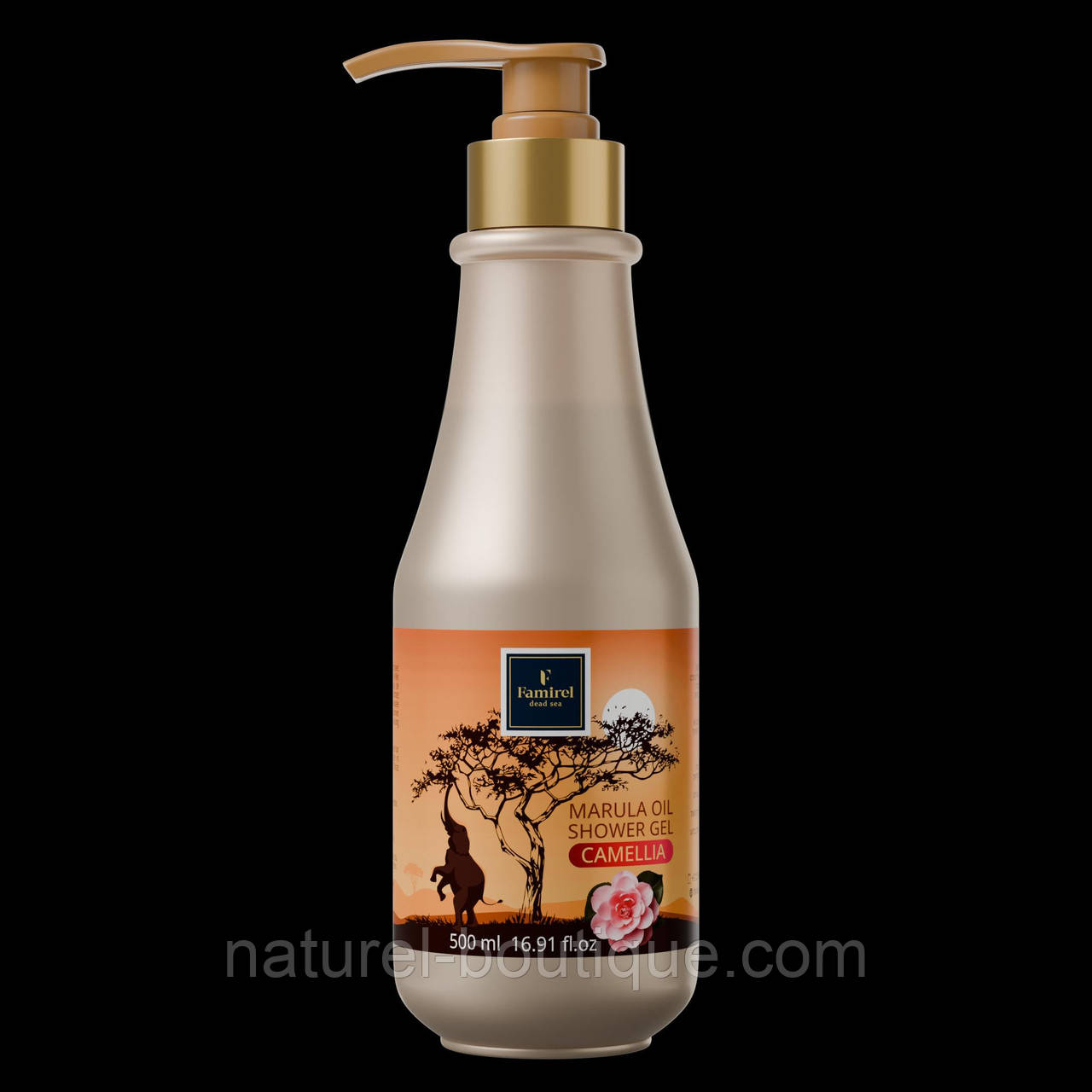 Гель для душу Famirel Marula Камелія 500мл, фото 1