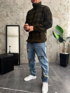 Светр чоловічий стильний модний щільний осінь весна