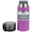 Термос Kite K25-320-3, 473 мл, фіолетовий, фото 2