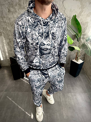 Спортивний костюм стильний осінь весна демісезон, фото 1