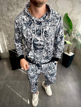 Спортивний костюм стильний осінь весна демісезон, фото 2