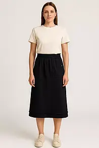 Жіноча спідниця міді трикотажна KAPTSOVA MKKS300804-2