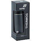 Термос Kite 350 мл чорний K25-1223-1, фото 4